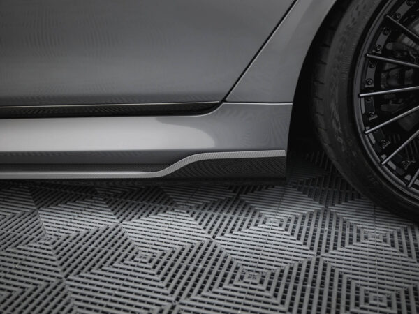 Pol po prepreg carbon fiber side skirts bmw 7 m pack g11 facelift 21160 5