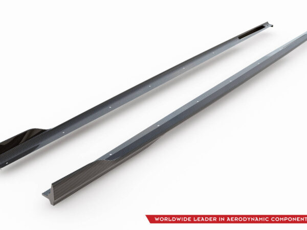 Pol po prepreg carbon fiber side skirts bmw 7 m pack g11 facelift 21160 6