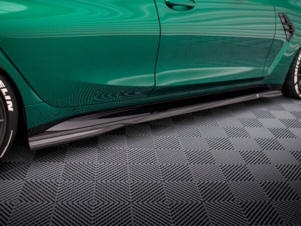 Alternative view of Maxton Design Prepreg Carbon Fibre Side Skirts For BMW M3 G80 G81