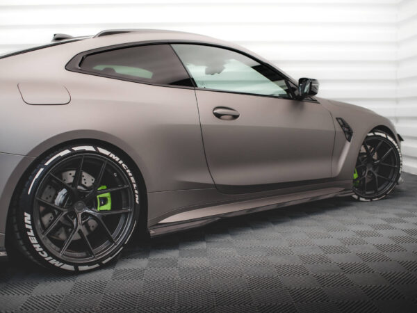 Alternative view of Maxton Design Prepreg Carbon Fibre Side Skirts For BMW M4 G82 G83
