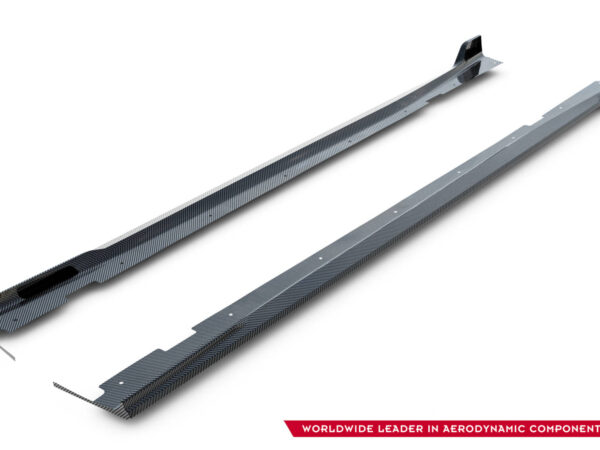 Pol po prepreg carbon fiber side skirts bmw x7 m pack g07 facelift 21845 2