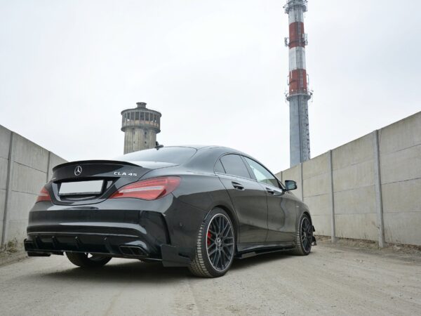 Pol po racing rear side splitters mercedes cla a45 amg c117 facelift 6498 2