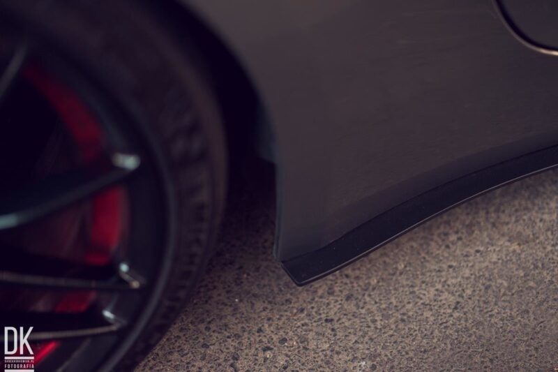 Maxton design matte black racing style side skirts for bmw z4 e86 lci