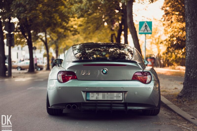 Maxton design matte black rear diffuser for bmw z4 e86