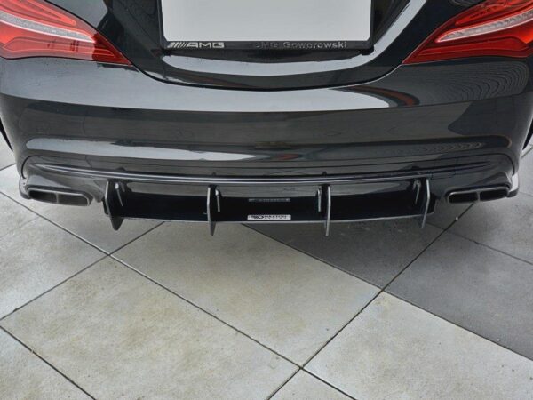 Pol po rear diffuser v 1 mercedes cla a45 amg c117 facelift 5831 3