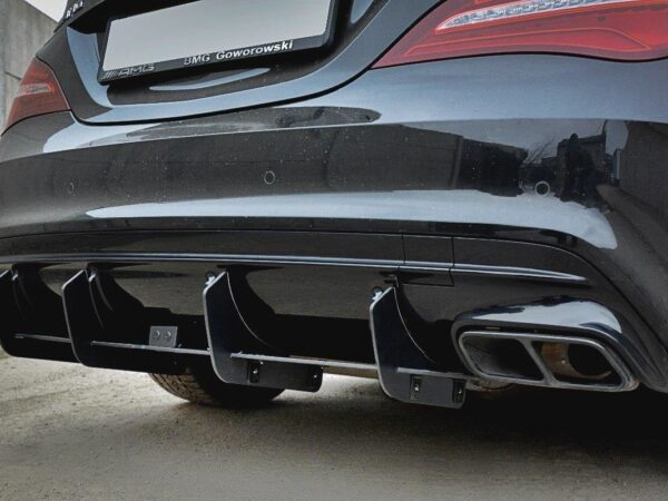 Pol po rear diffuser v 2 mercedes cla a45 amg c117 facelift 5833 2