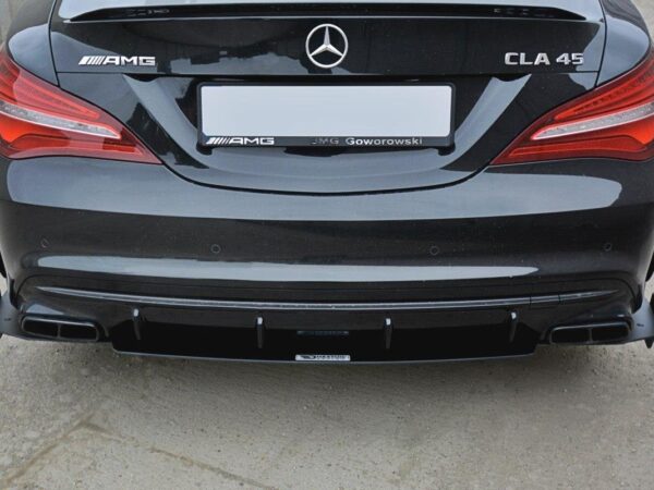 Alternative view of Maxton Design Gloss Black Rear Diffuser V.3 For Mercedes-Benz AMG CLA A45 C117
