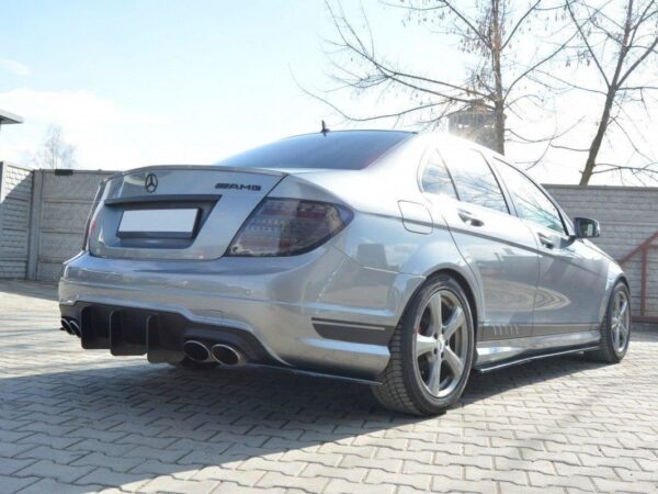 Pol po rear diffuser v 1 mercedes c w204 amg line facelift 1796 3