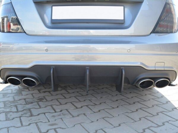 Alternative view of Maxton Design Matte Black Rear Diffuser V.2 For Mercedes-Benz AMG W204 LCI
