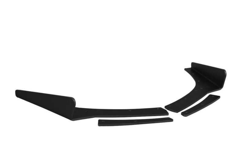 Maxton design matte black rear corner splitters lci for bmw 1 series f20 f21 m sport