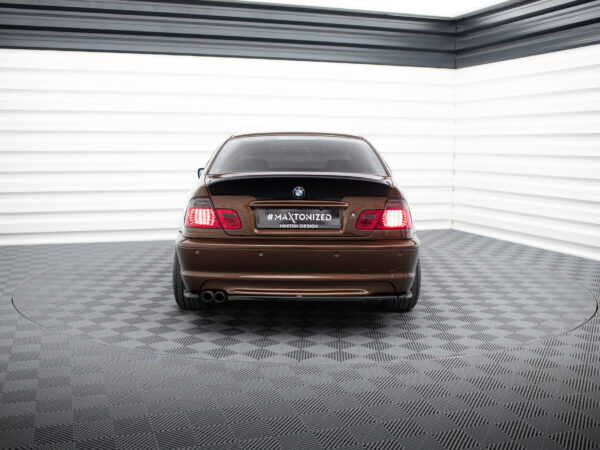 Alternative view of Maxton Design Gloss Black Rear Corner Splitters For BMW 3 Series E46 M Sport