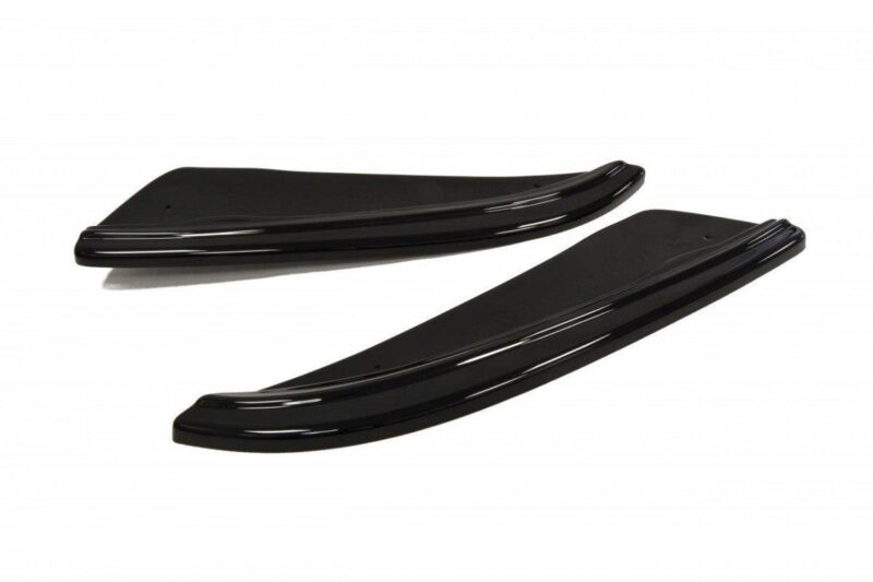 Maxton design gloss black rear corner splitters for bmw 5 series gt f07