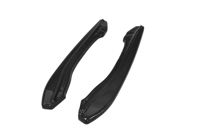 Maxton design gloss black rear corner splitters for bmw m6 series e63