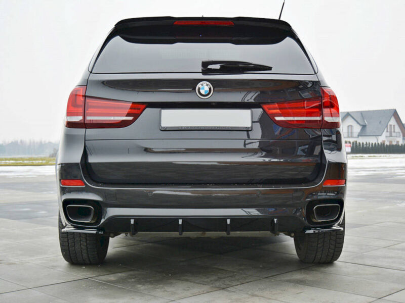Maxton design gloss black rear corner splitters for bmw x5 f15 m sport