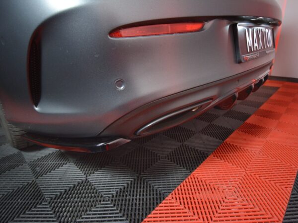 Alternative view of Maxton Design Gloss Black Rear Corner Splitters For Mercedes-Benz AMG W205