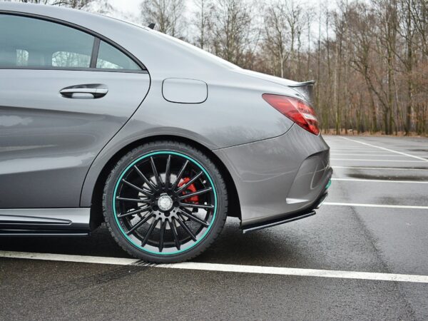 Pol po rear side splitters mercedes benz cla c117 amg line facelift 6669 5