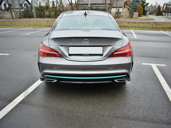 Alternative view of Maxton Design Gloss Black Rear Corner Splitters For Mercedes-Benz CLA C117 AMG LCI