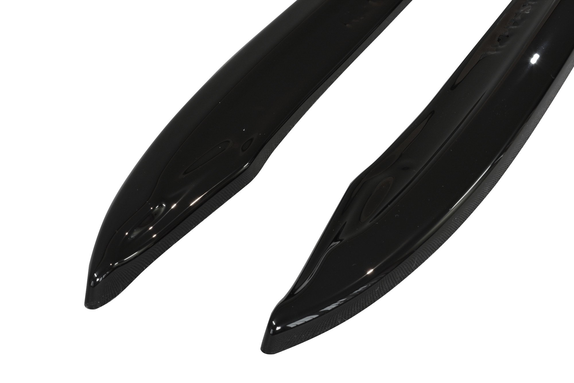 Maxton design gloss black rear corner splitters for mercedes-benz e63 amg w212 - image 5