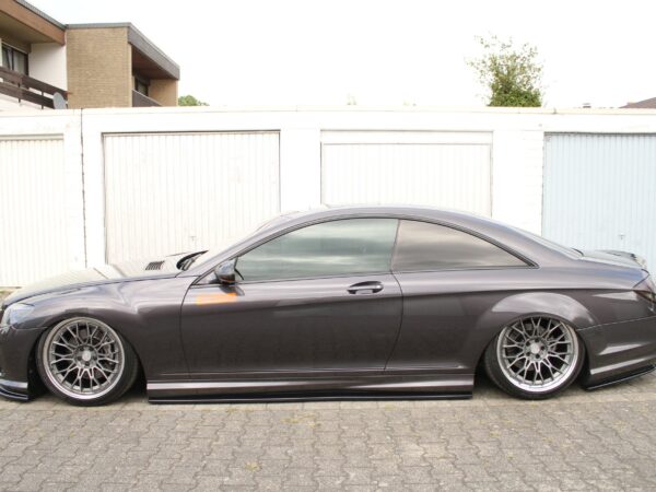 Alternative view of Maxton Design Gloss Black Rear Corner Splitters For Mercedes AMG CL 500 C216
