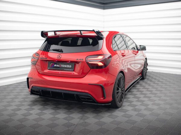 Alternative view of Maxton Design Gloss Black Rear Corner Splitters For Mercedes-Benz AMG W176 LCI