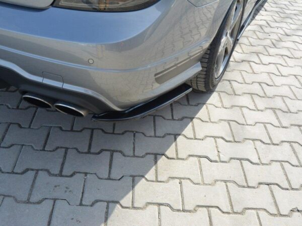 Alternative view of Maxton Design Gloss Black Rear Corner Splitters For Mercedes-Benz AMG W204