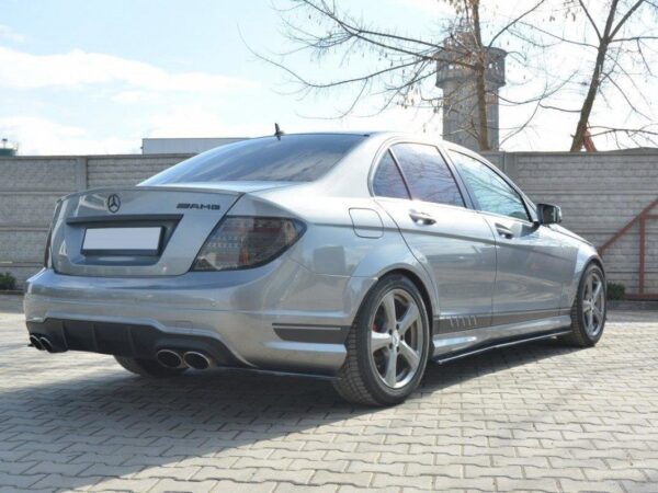 Pol po rear side splitters mercedes benz c sedan estate amg line w204 s204 1129 4