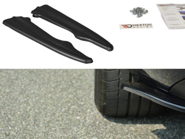 Pol po rear side splitters mercedes benz e coupe cabrio c207 facelift a207 facelit 5732 1
