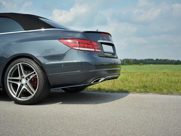 Pol po rear side splitters mercedes benz e coupe cabrio c207 facelift a207 facelit 5732 2