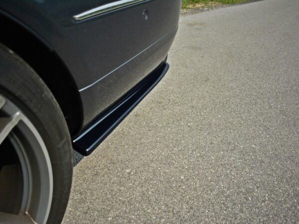 Pol po rear side splitters mercedes benz e coupe cabrio c207 facelift a207 facelit 5732 3
