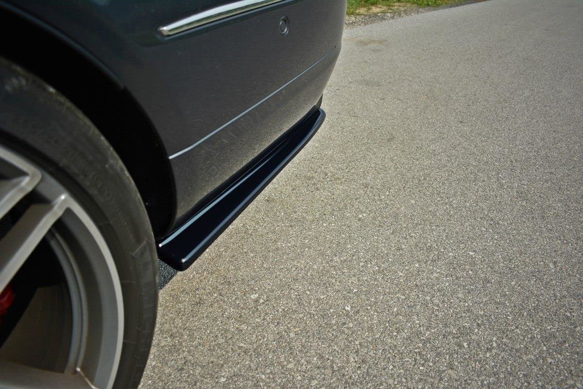 Maxton design gloss black rear corner splitters for mercedes-benz c207 lci - image 3