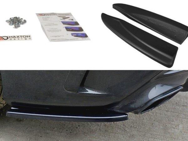 Alternative view of Maxton Design Gloss Black Rear Corner Splitters For Mercedes-Benz AMG A45 C117 LCI