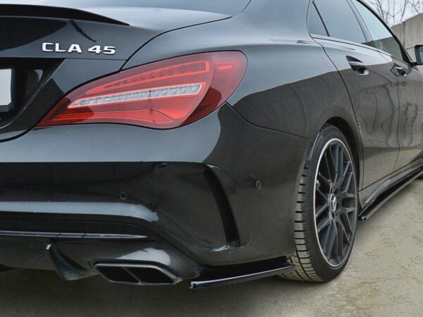 Pol po rear side splitters mercedes cla a45 amg c117 facelift 5744 2