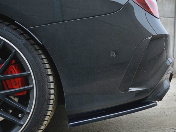 Pol po rear side splitters mercedes cla a45 amg c117 facelift 5744 3