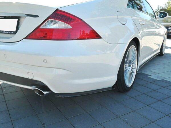 Alternative view of Maxton Design Gloss Black Rear Corner Splitters For Mercedes-Benz AMG CLS55 C219