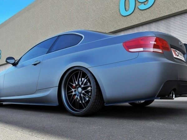 Alternative view of Maxton Design Gloss Black Rear Corner Splitters For BMW 3 Series E92 M Sport