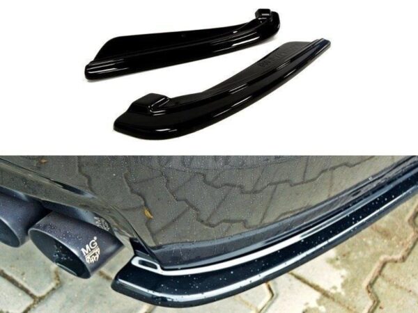 Alternative view of Maxton Design Gloss Black Rear Corner Splitters For BMW 5 Series F11 M Sport