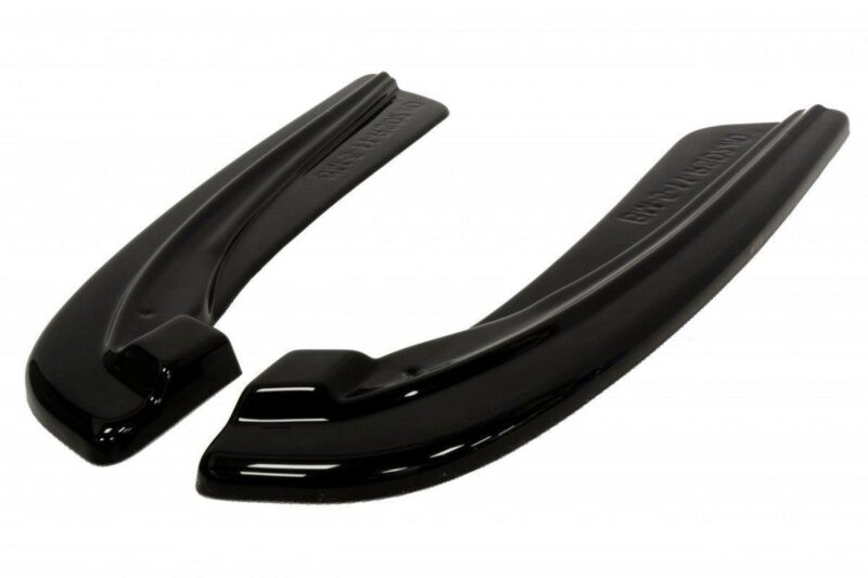 Maxton design gloss black rear corner splitters for bmw 5 series f11 m sport