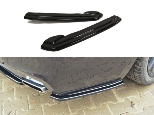 Pol po rear side splitters for bmw 6 gran coupe mpack 1100 1