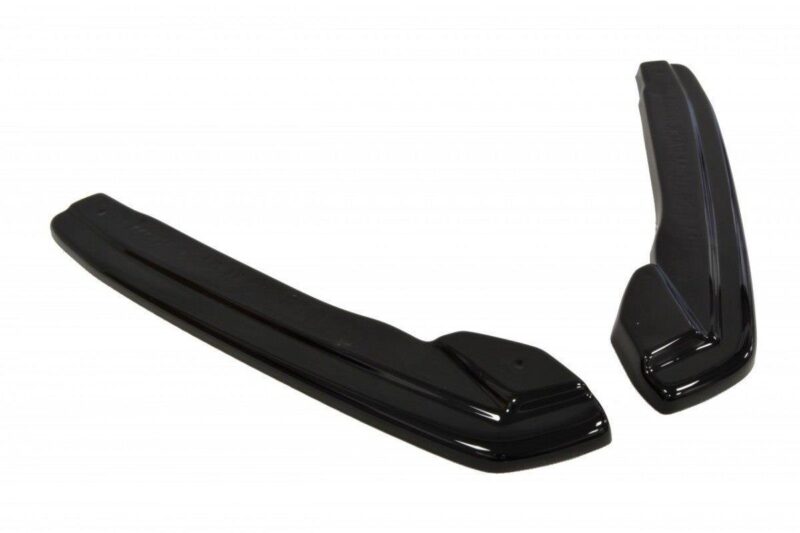 Maxton design gloss black rear corner splitters for bmw 6 series f06 f12 f13 650i m sport
