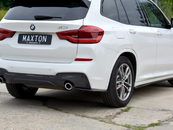 Pol po rear side splitters for bmw x3 g01 m pack 8117 2