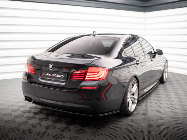 Alternative view of Maxton Design Gloss Black Rear Diffuser For BMW 5 Series F10 F11 M Sport