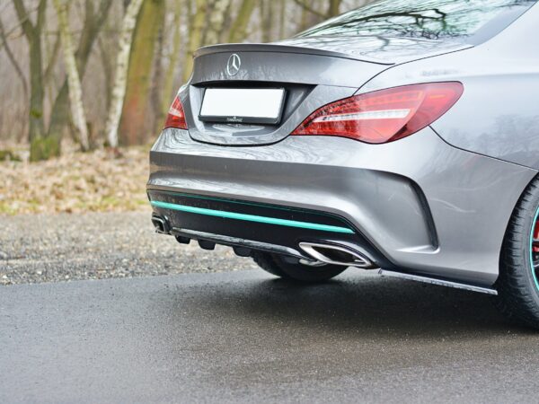 Alternative view of Maxton Design Gloss Black Rear Diffuser For Mercedes-Benz CLA C117 AMG LCI