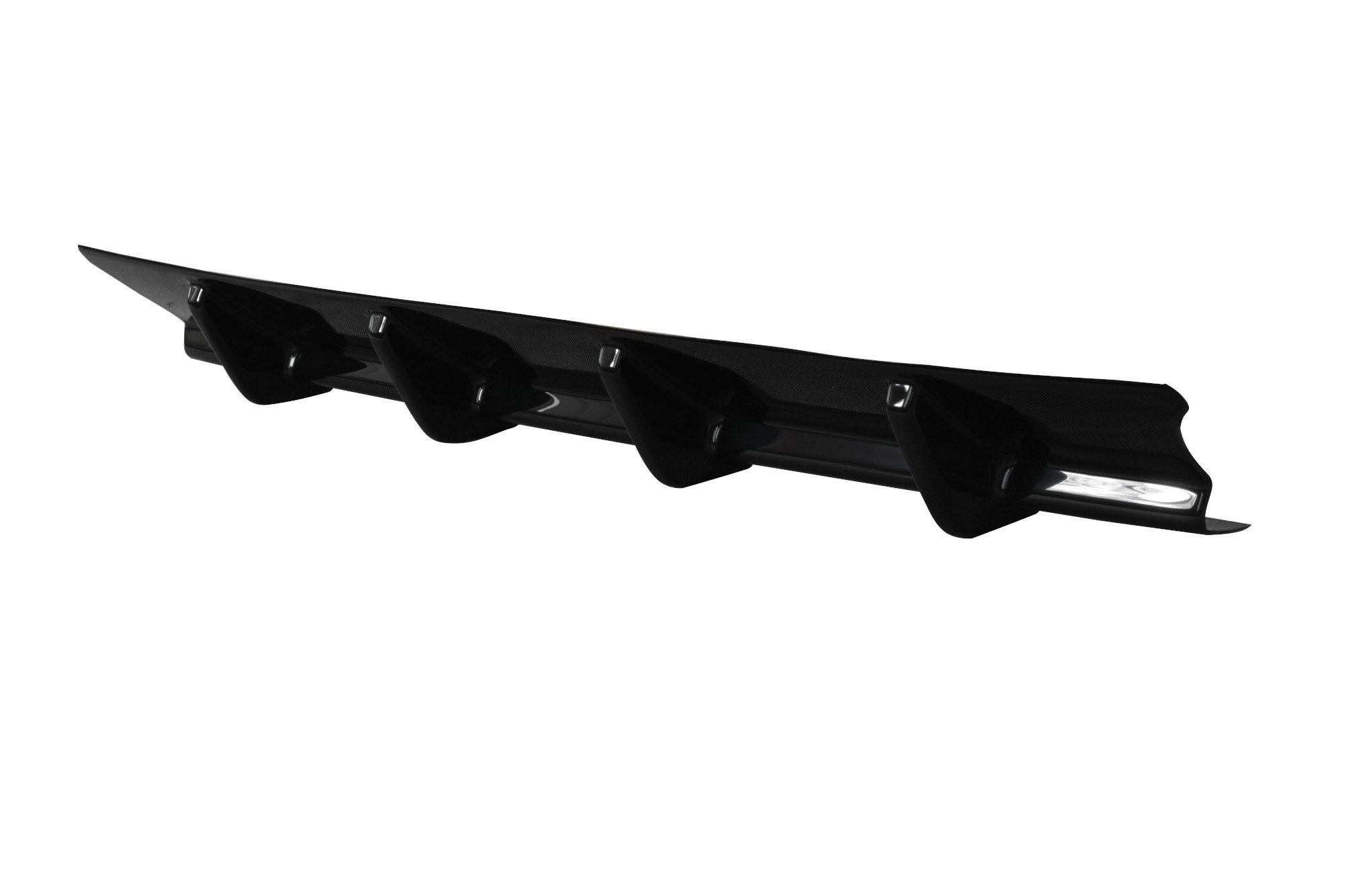 Maxton design gloss black rear diffuser for mercedes-benz amg e63 w212 - image 5