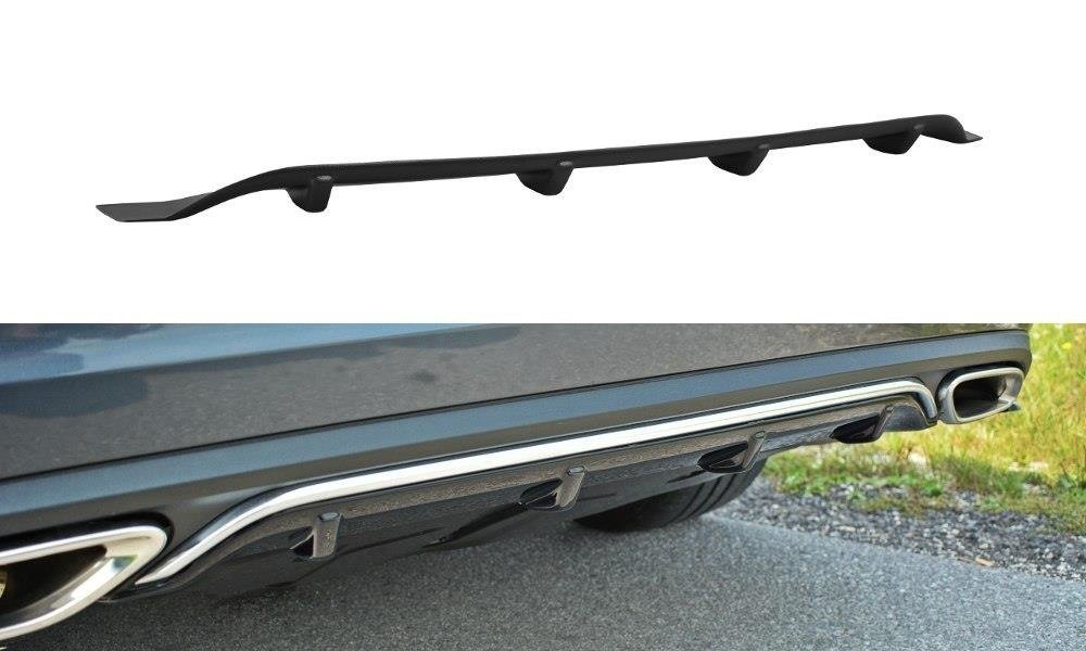 Maxton design gloss black rear diffuser for mercedes-benz c207 lci - image 5