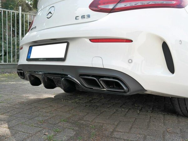 Pol po rear valance mercedes c class c205 63amg coupe 5812 3