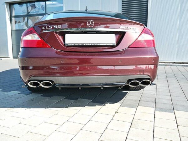 Alternative view of Maxton Design Gloss Black Rear Diffuser For Mercedes-Benz AMG CLS55 C219