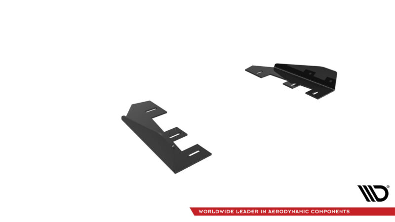 Maxton design matte black rear side flaps for bmw 2 series g42