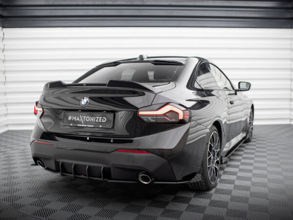 Alternative view of Maxton Design Matte Black Rear Side Flaps For BMW 2 Series G42