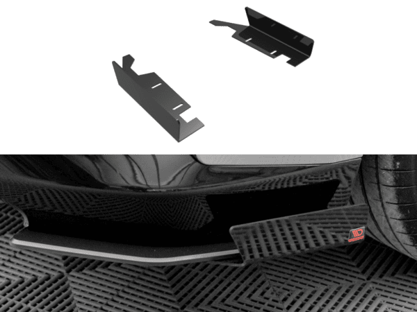Alternative view of Maxton Design Gloss Black Rear Side Flaps For BMW 2 Series G42 M240i