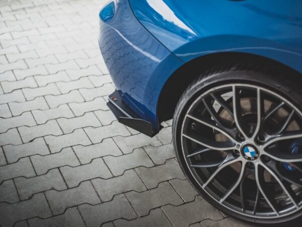Alternative view of Maxton Design Matte Black Rear Side Flaps For BMW 1 Series F20 F21 M135i M Sport